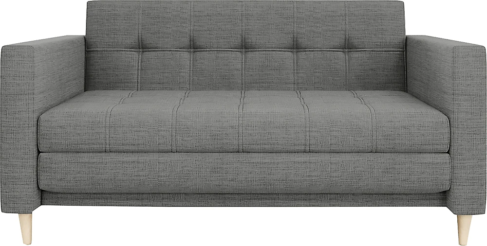 Прямой диван серого цвета Квадро Кантри Люкс Дизайн-4