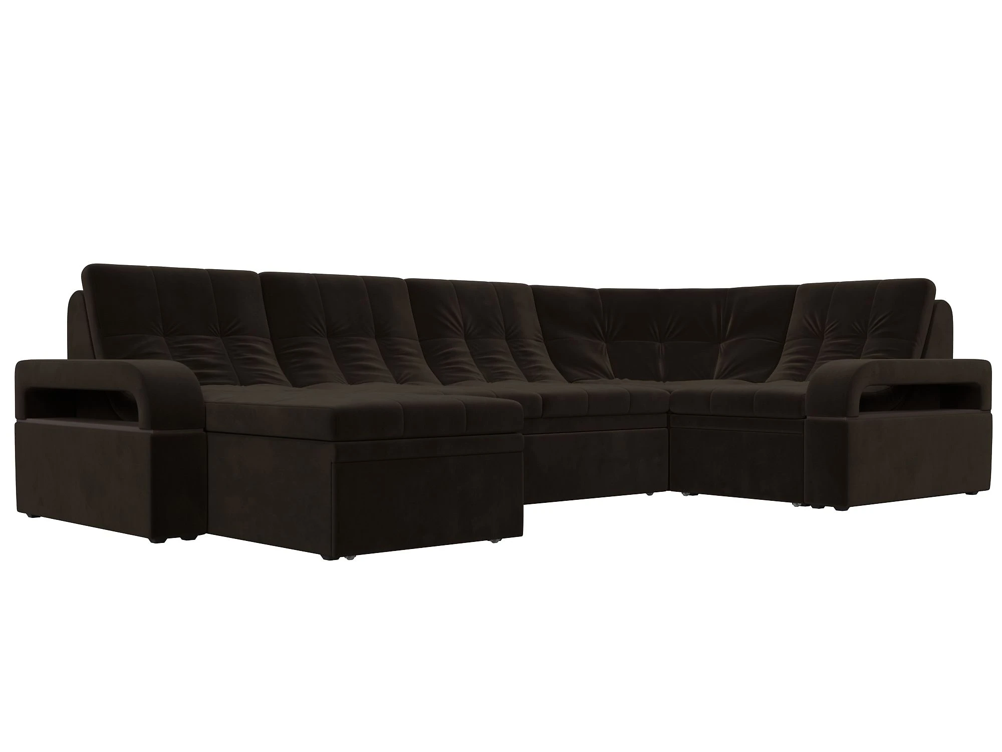 Одноместный диван Лига-035 П-образный Дизайн 3