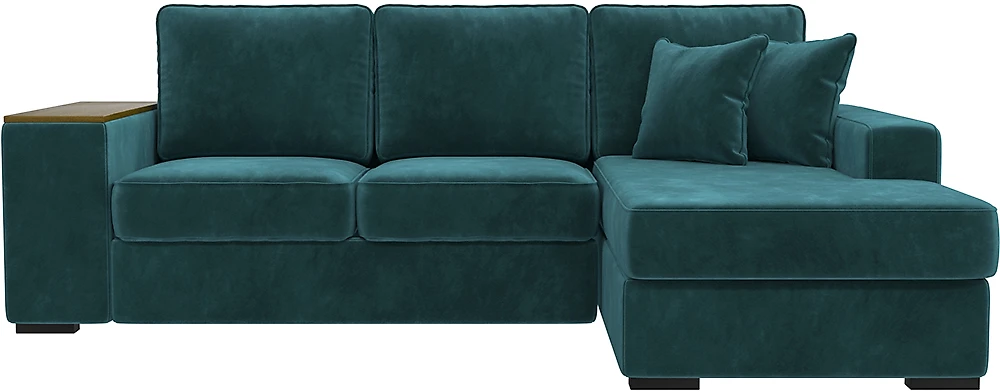 Угловой диван из велюра Уильям Дизайн 3