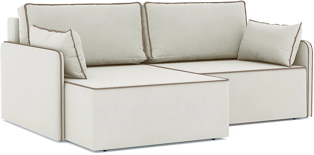 Угловой диван эконом класса Блюм Плюш Дизайн-6