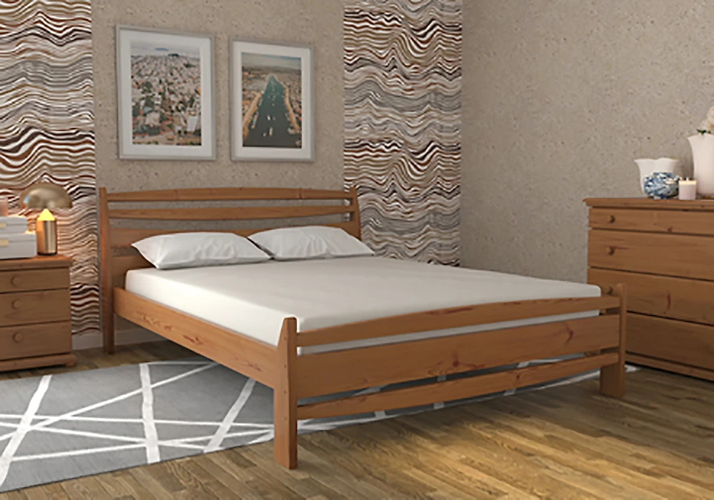 Маленькая двуспальная кровать Августина-1