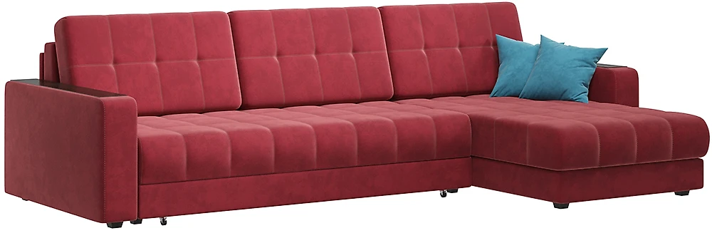 Угловой диван с подушками Босс (Boss) Max Ред