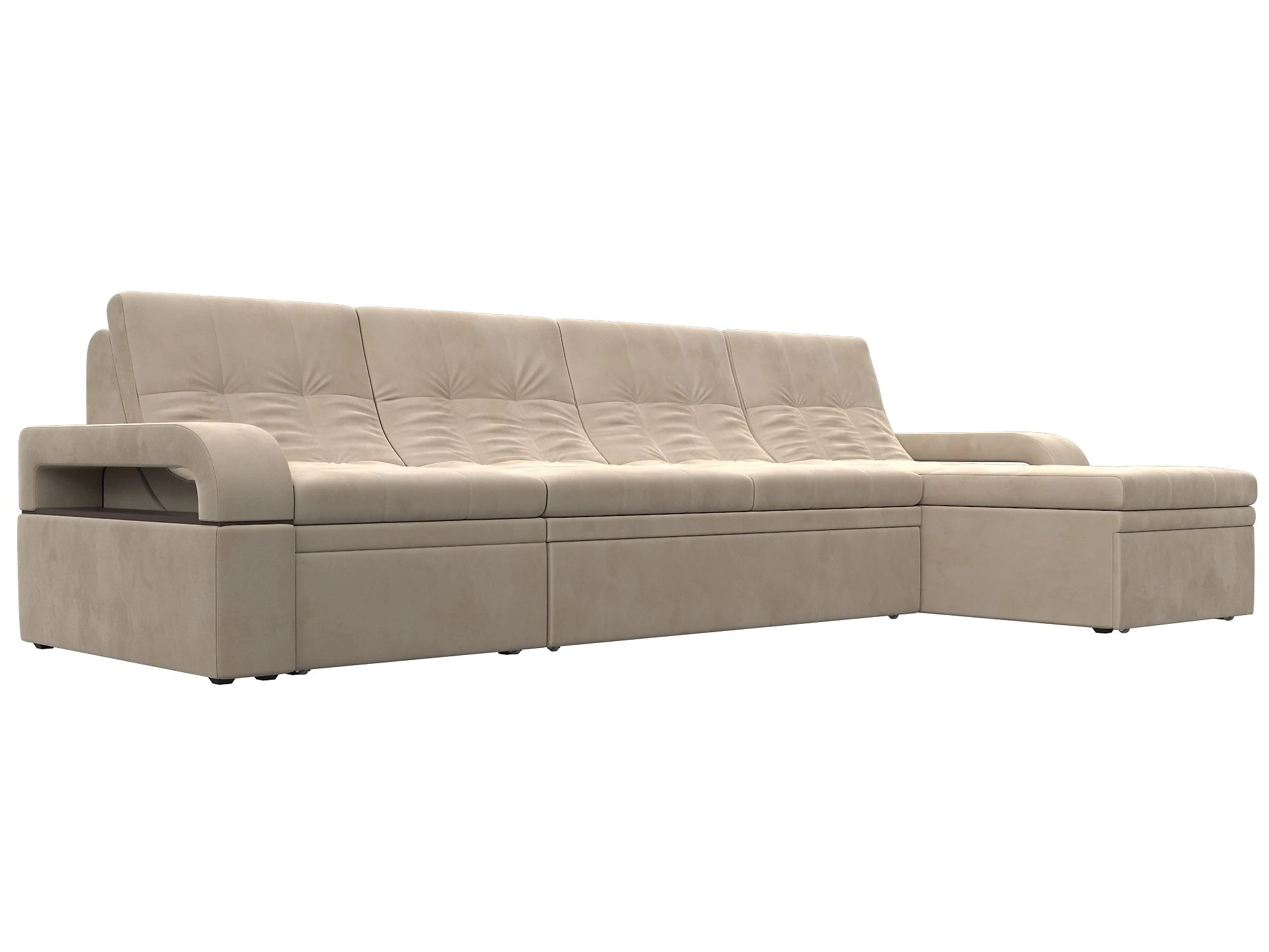 Современный диван Лига-035 Лонг Плюш Дизайн 1
