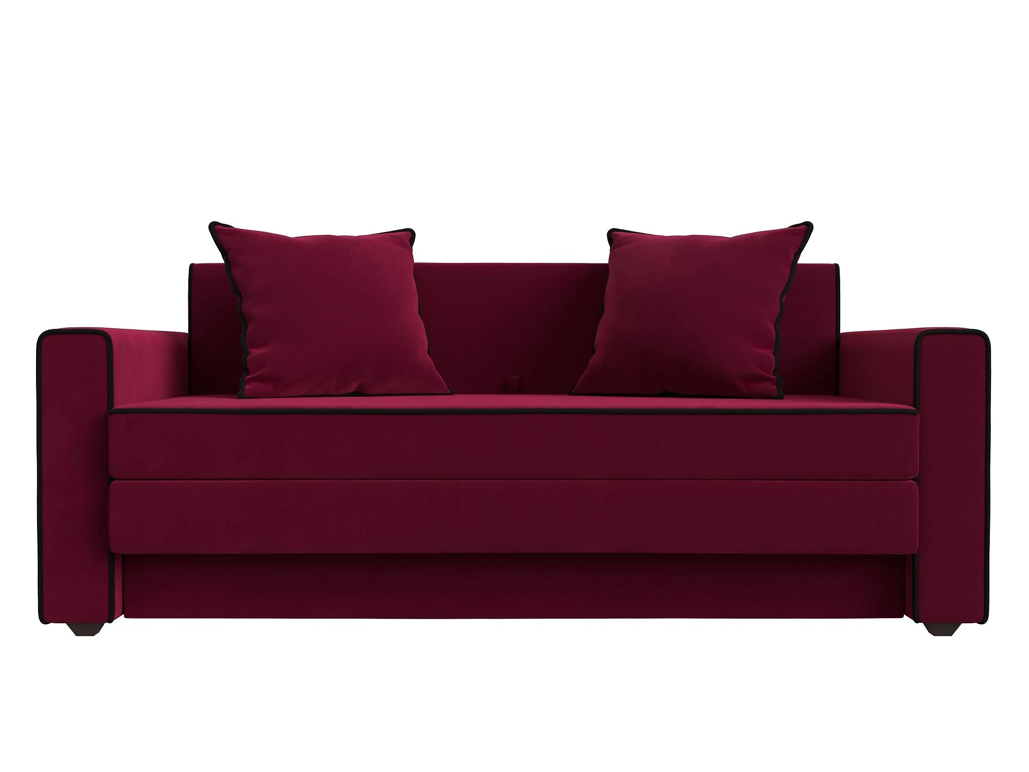 Красный диван аккордеон Лига-012 Дизайн 11
