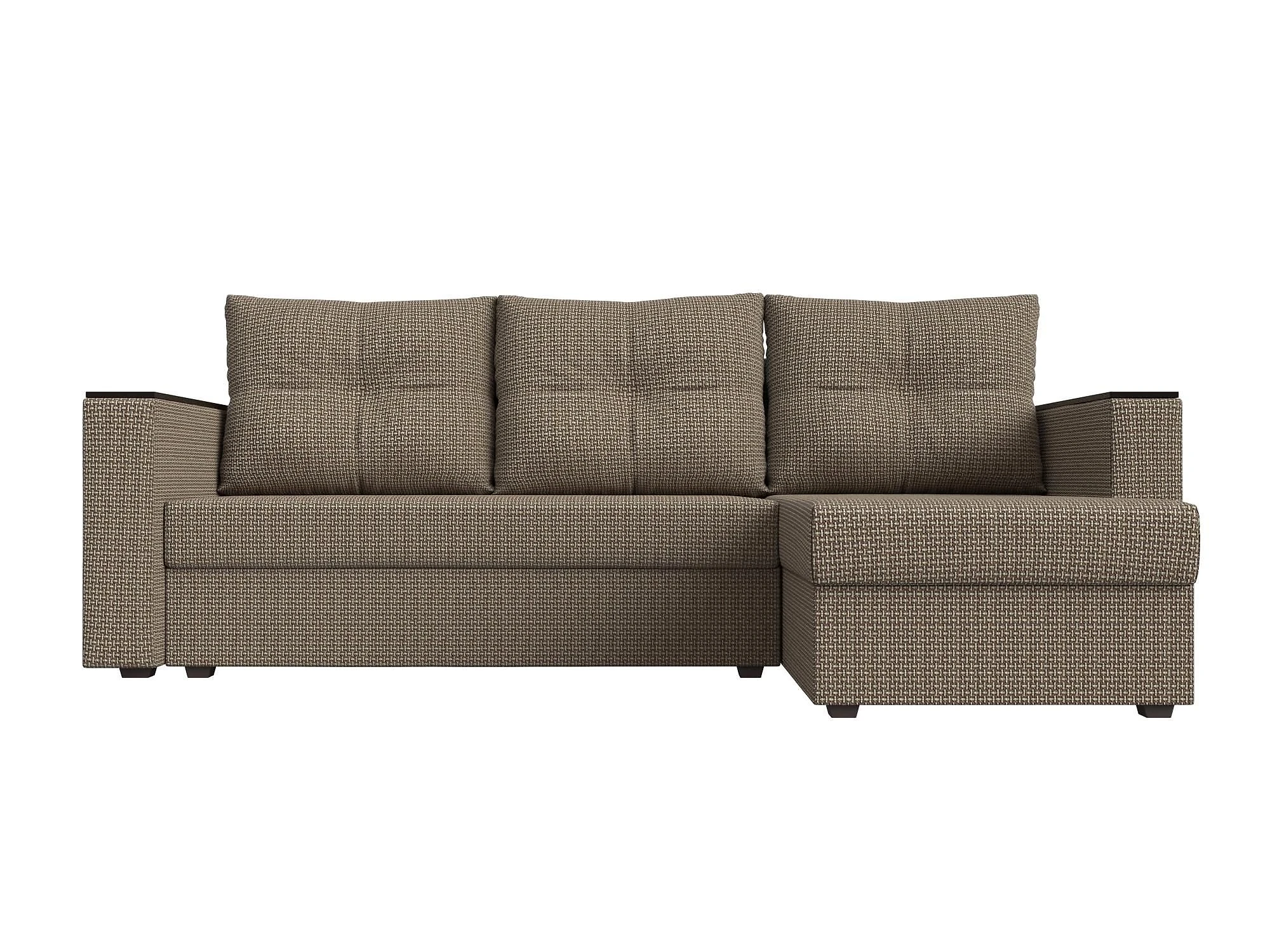 Коричневый диван Атланта Лайт без стола Дизайн 11
