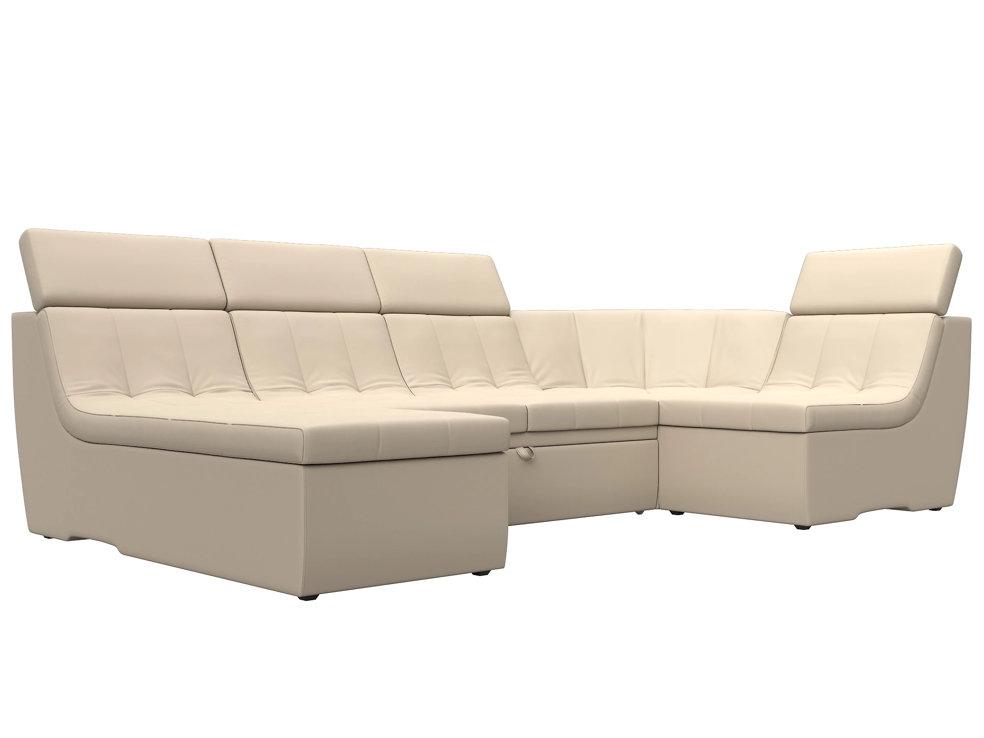 Модульный диван с оттоманкой  Холидей Люкс-П Дизайн 9