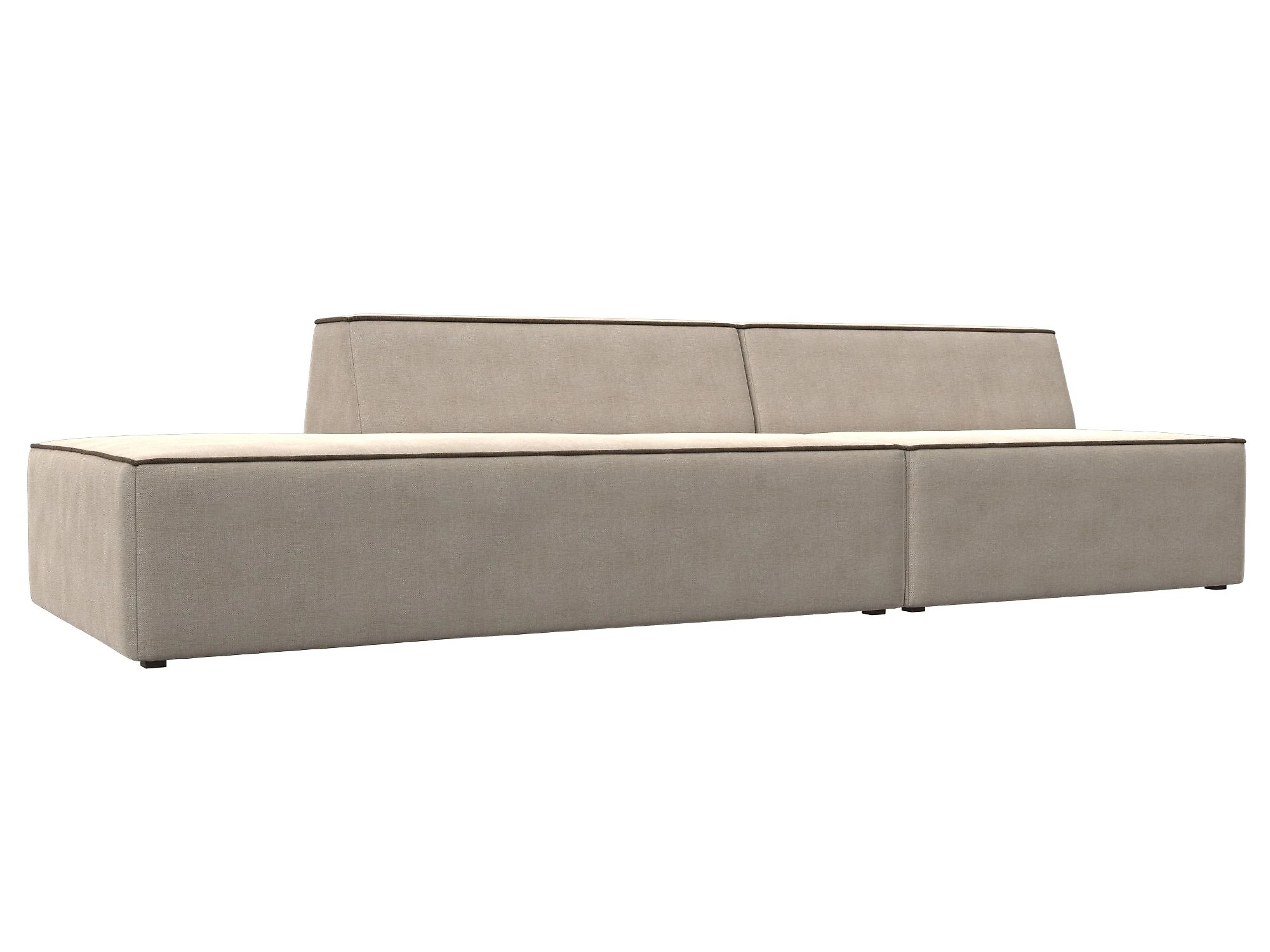 Модульный диван с оттоманкой  Монс Модерн Кантри Беж
