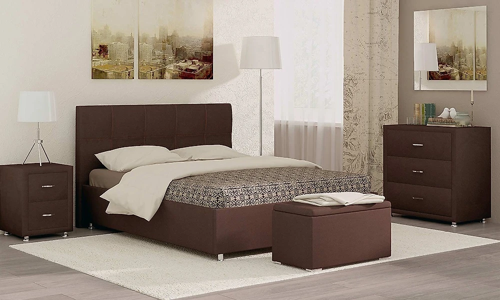 Кровать в современном стиле Richmond-2 120х200 с матрасом