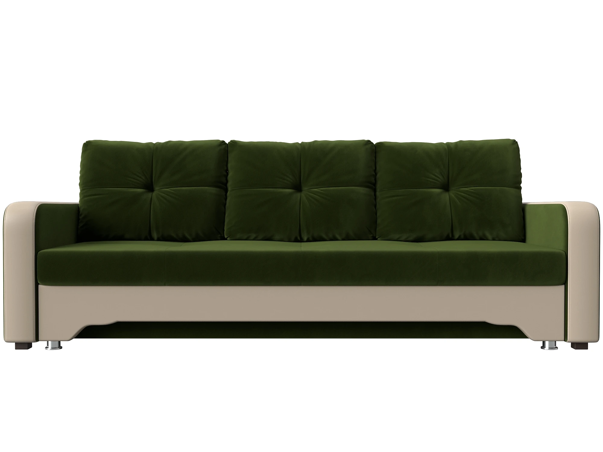 Прямой кожаный диван Ник-3 Дизайн 18