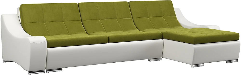 Зелёный модульный диван Монреаль-8 Свамп