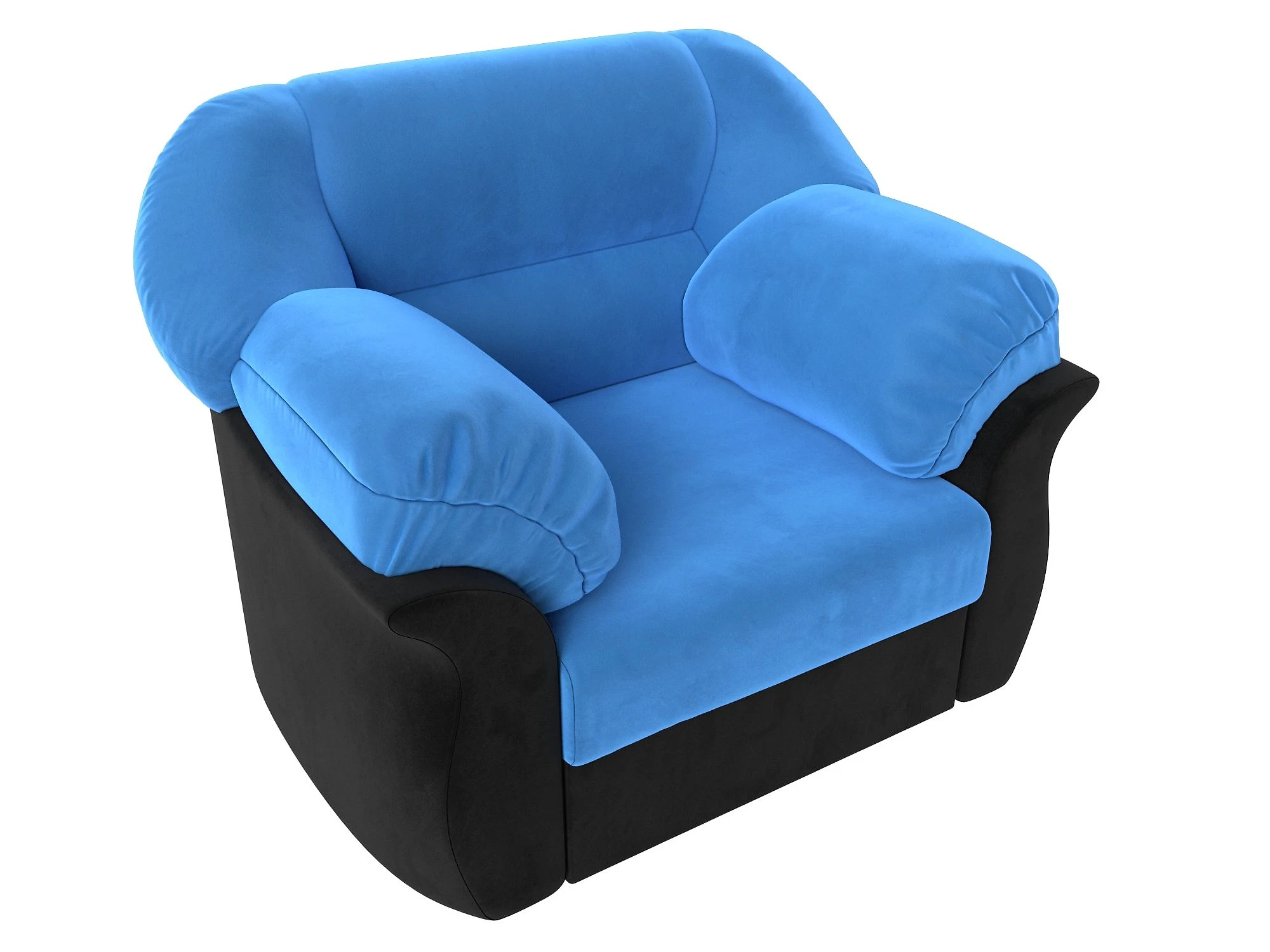  голубое кресло  Карнелла Плюш Дизайн 11