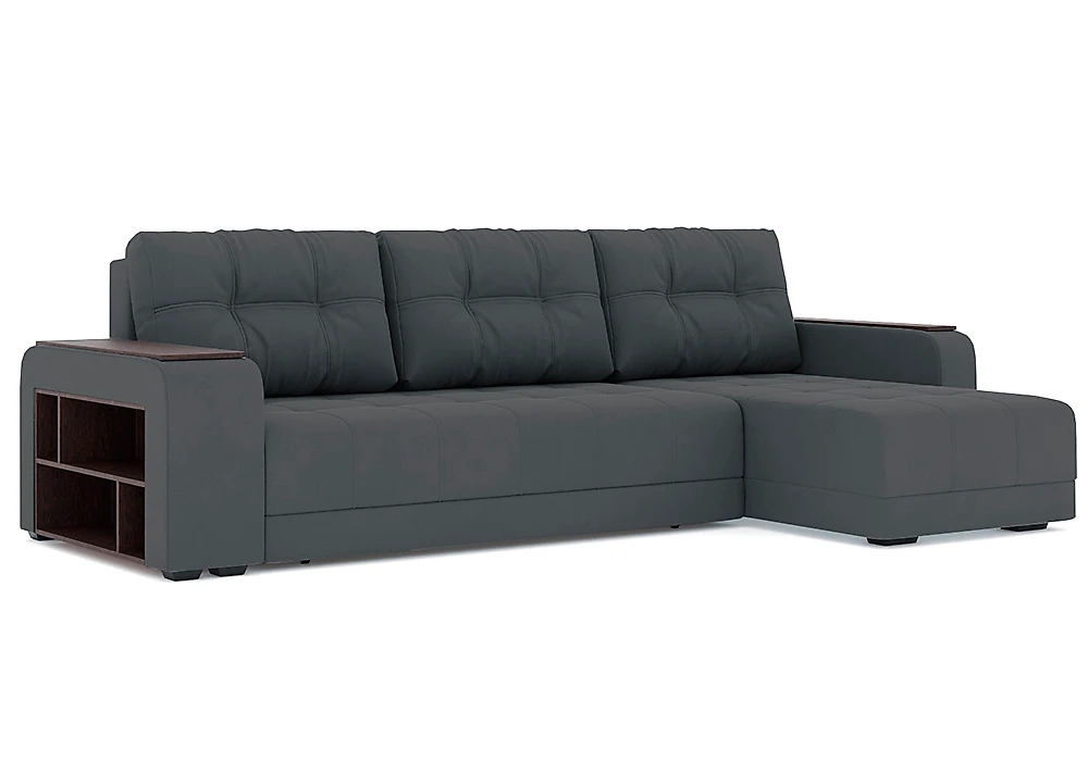 Угловой диван с независимым пружинным блоком Милан Велюр Дизайн 2