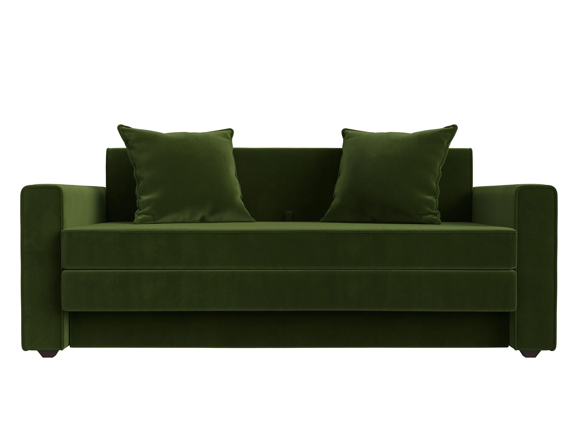 Зелёный диван аккордеон Лига-012 Дизайн 4