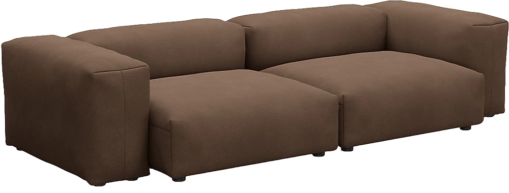 Коричневый модульный диван Фиджи-2 Браун