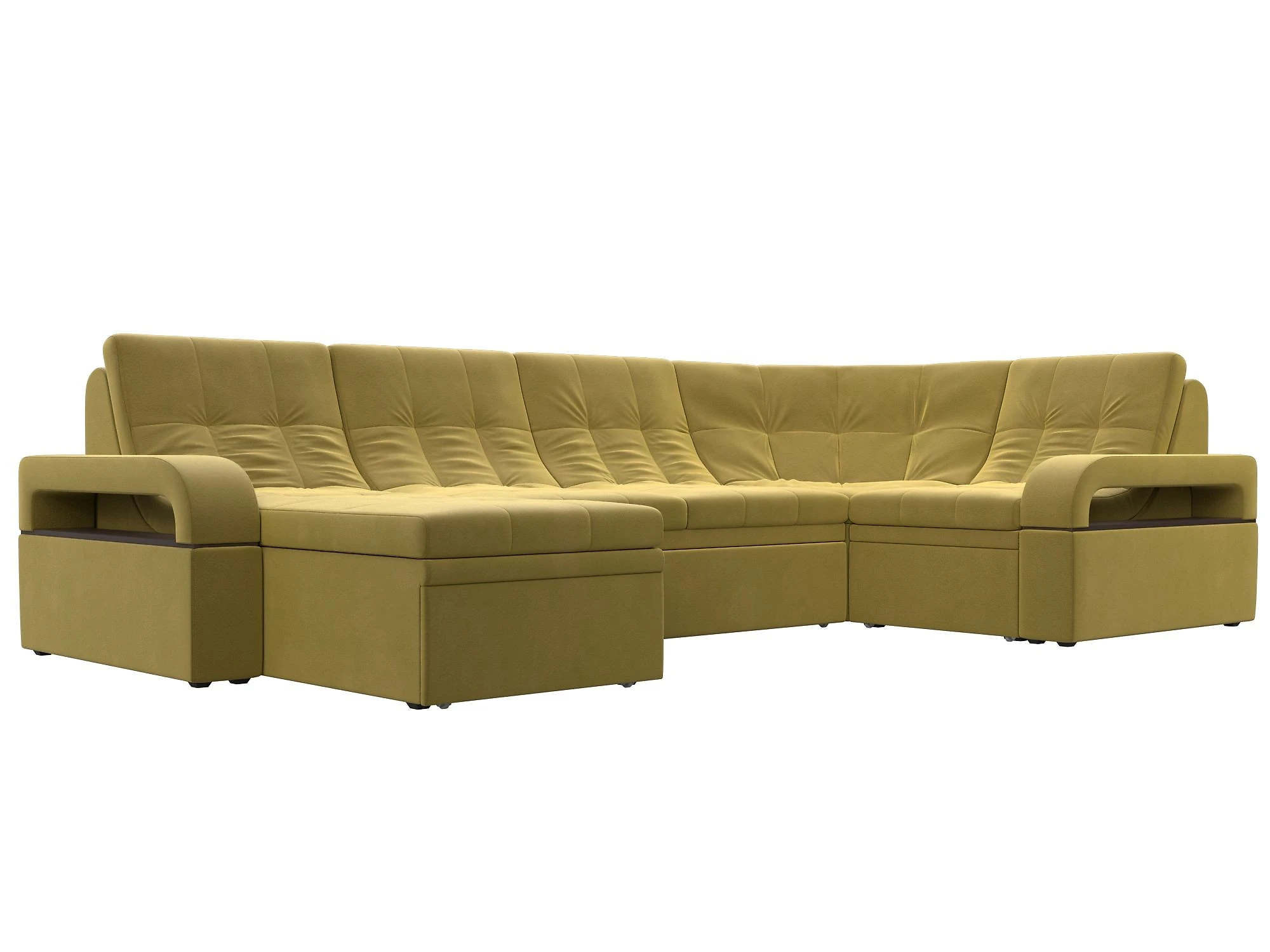 Одноместный диван Лига-035 П-образный Дизайн 6