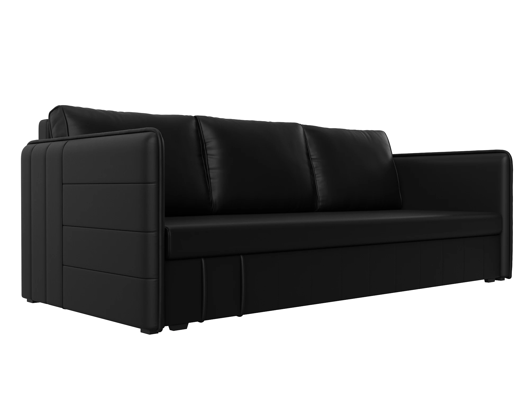 Прямой кожаный диван Слим Дизайн 14