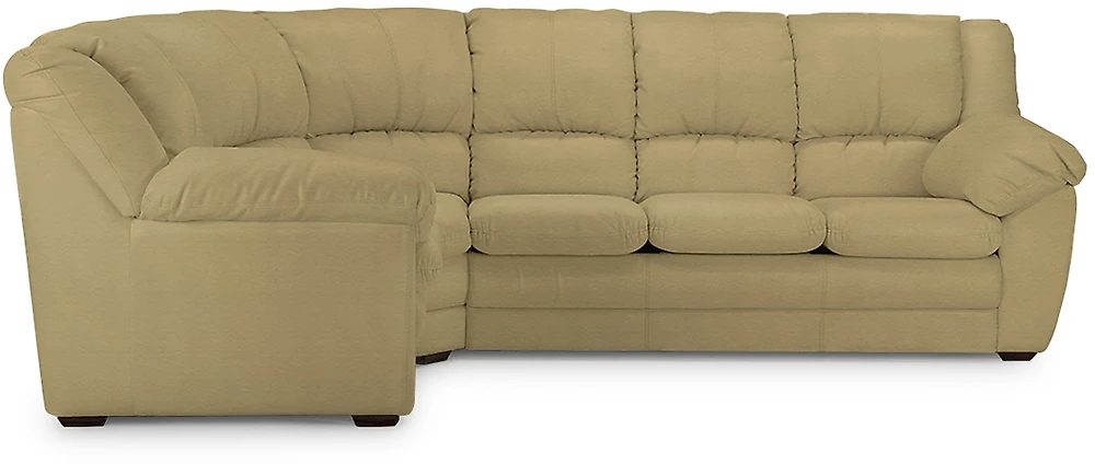 Нераскладной диван Оберон Дизайн 1 кожаный