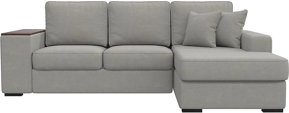 Угловой диван из велюра Уильям Дизайн 1