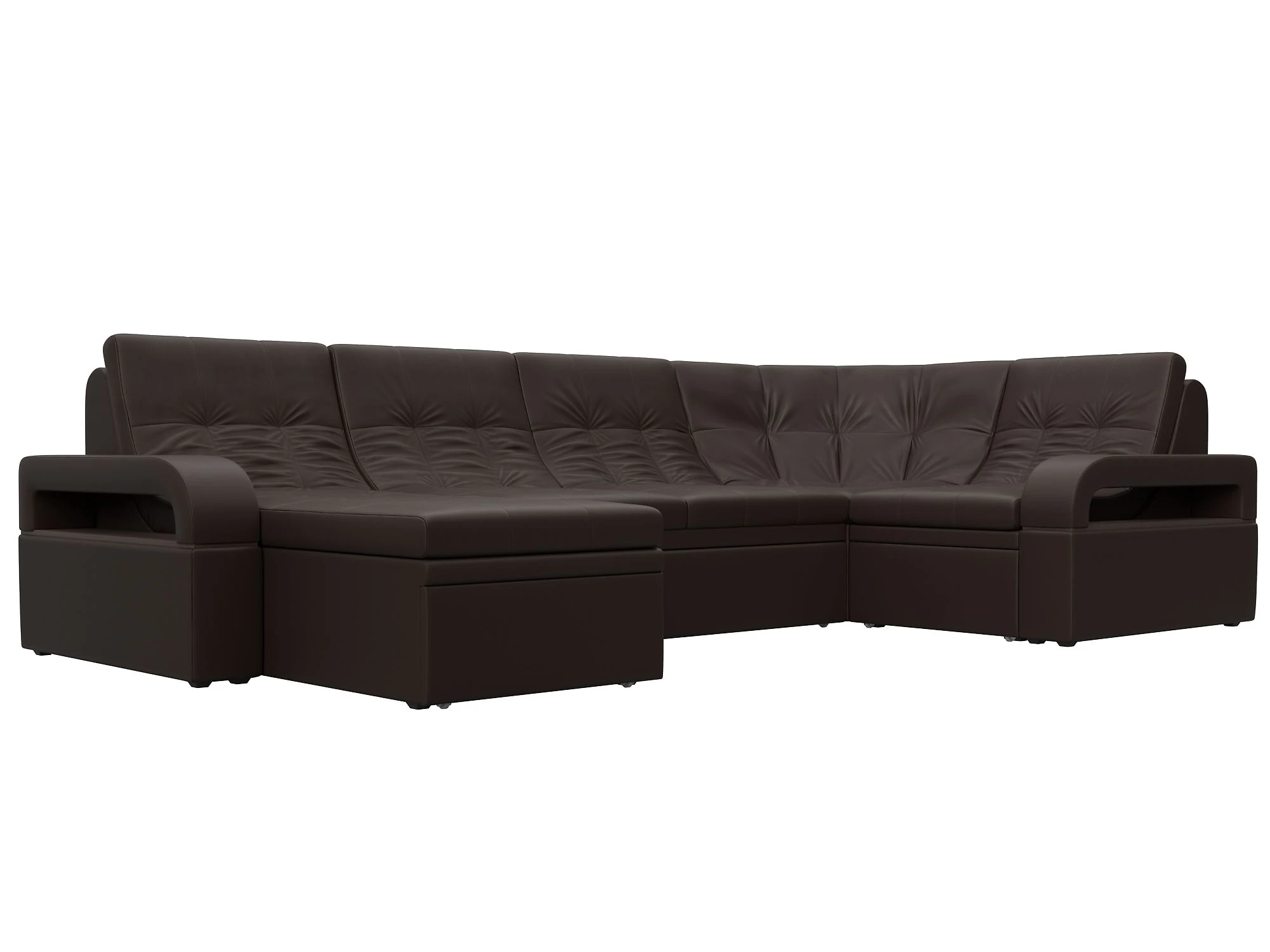 Одноместный диван Лига-035 П-образный Дизайн 12