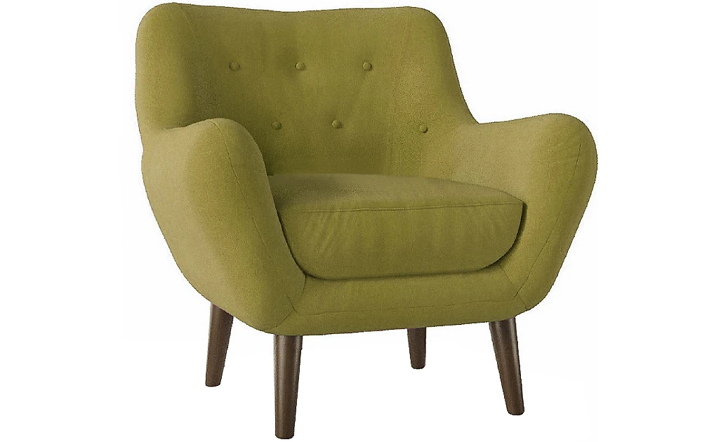 Зелёное кресло Элефант Дизайн 4