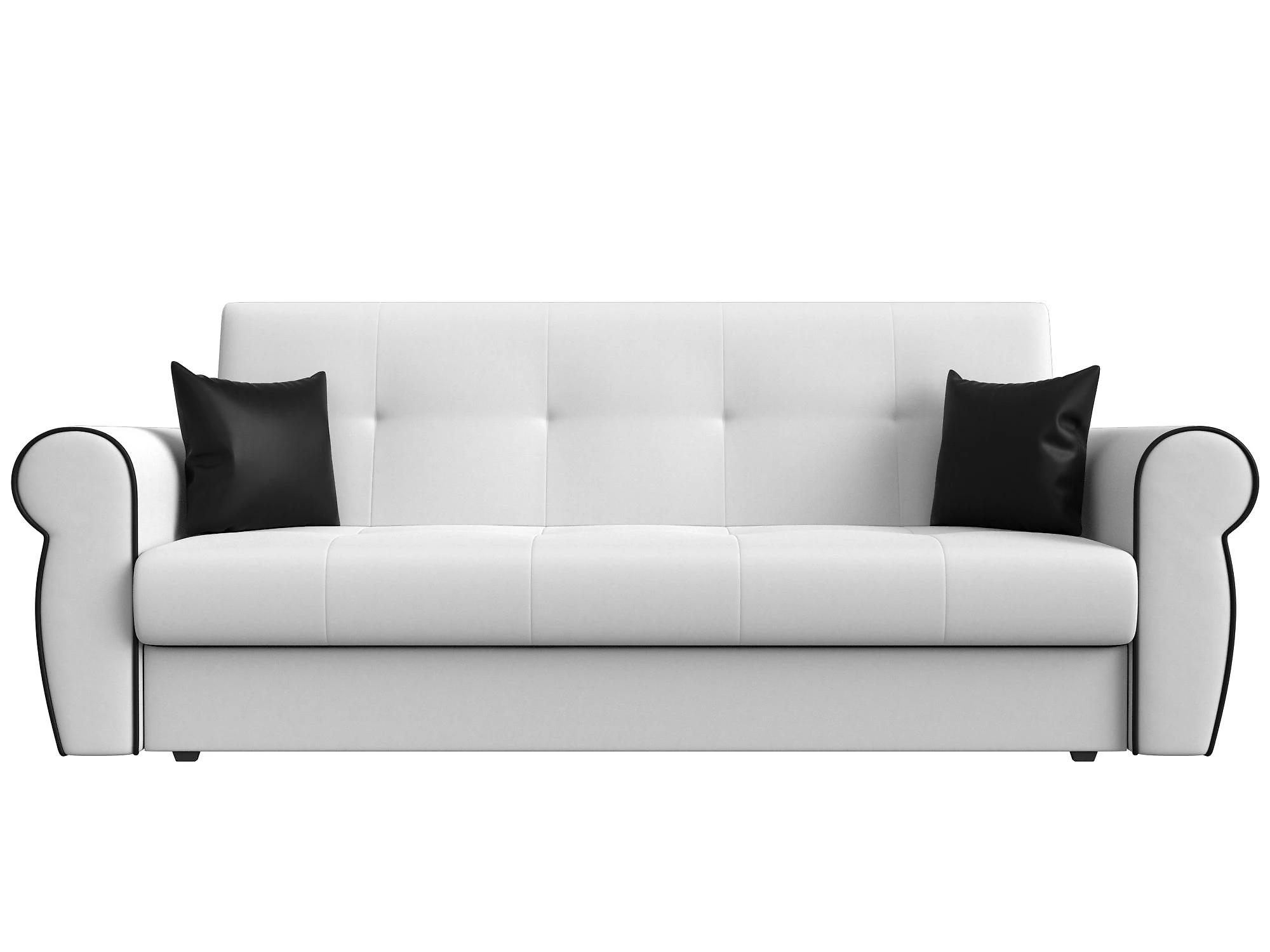 Раскладной кожаный диван Лига-019 Дизайн 30 книжка