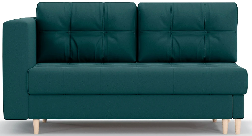 Малогабаритный диван еврокнижка Лея Плюш Изумруд