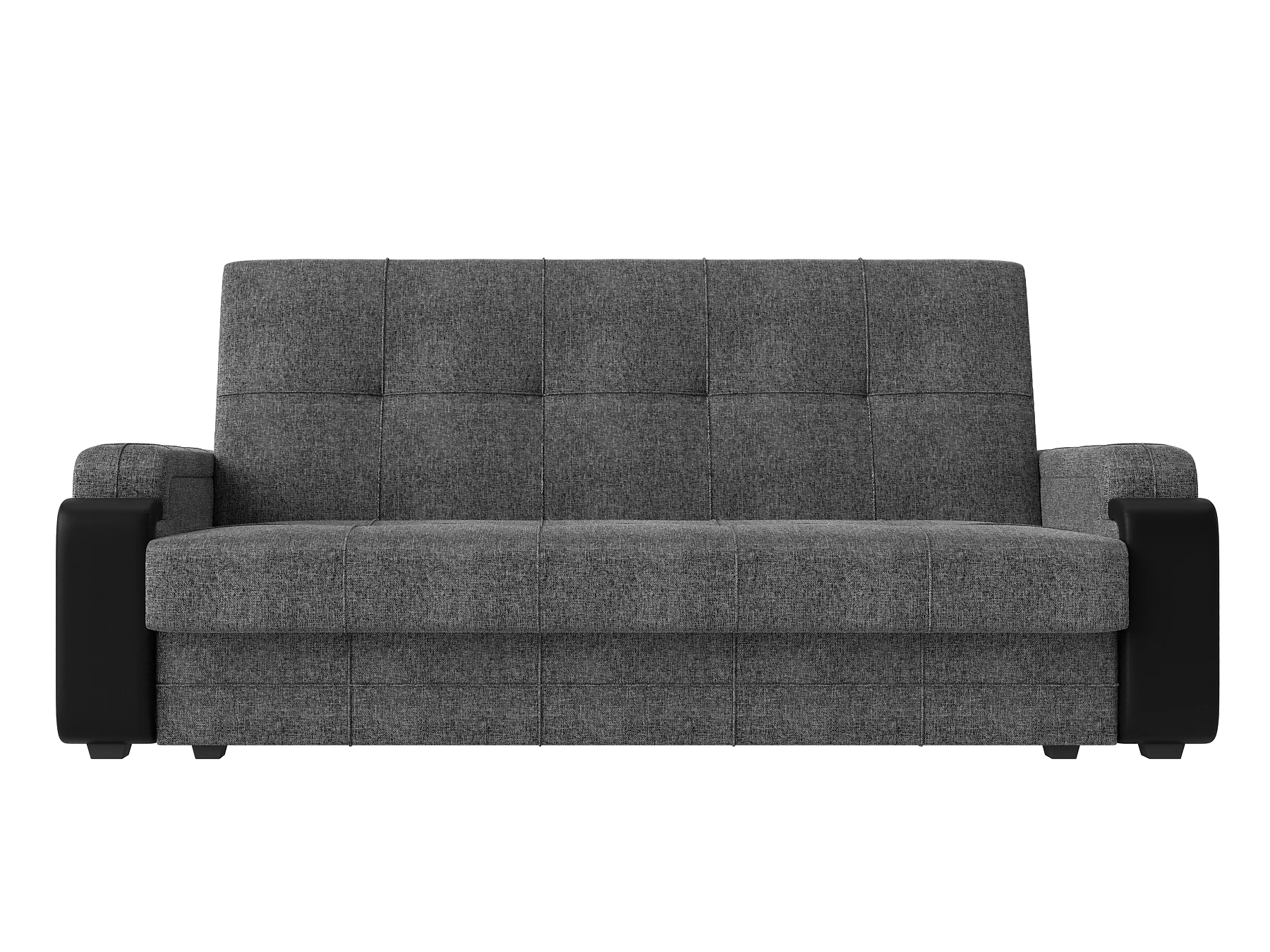 Прямой диван серого цвета Николь Лайт Кантри Дизайн 3 книжка