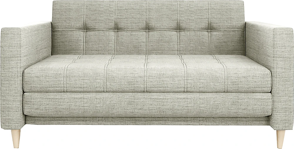 Прямой диван серого цвета Квадро Кантри Люкс Дизайн-3