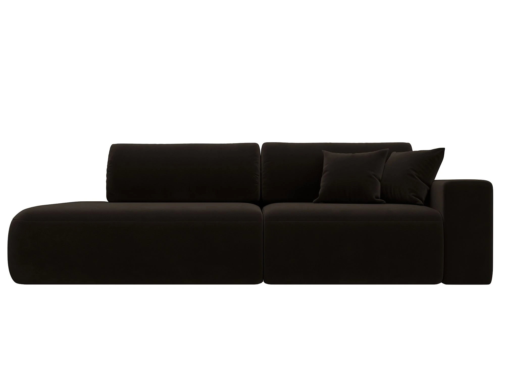 Коричневый диван Лига-036 Модерн Дизайн 3