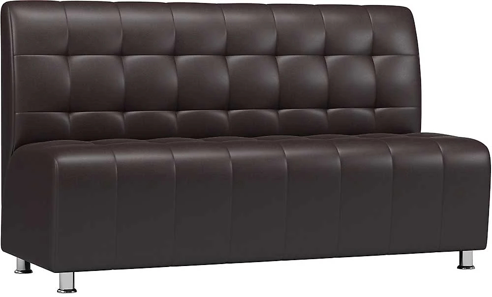 Прямой диван из экокожи Тирон Браун