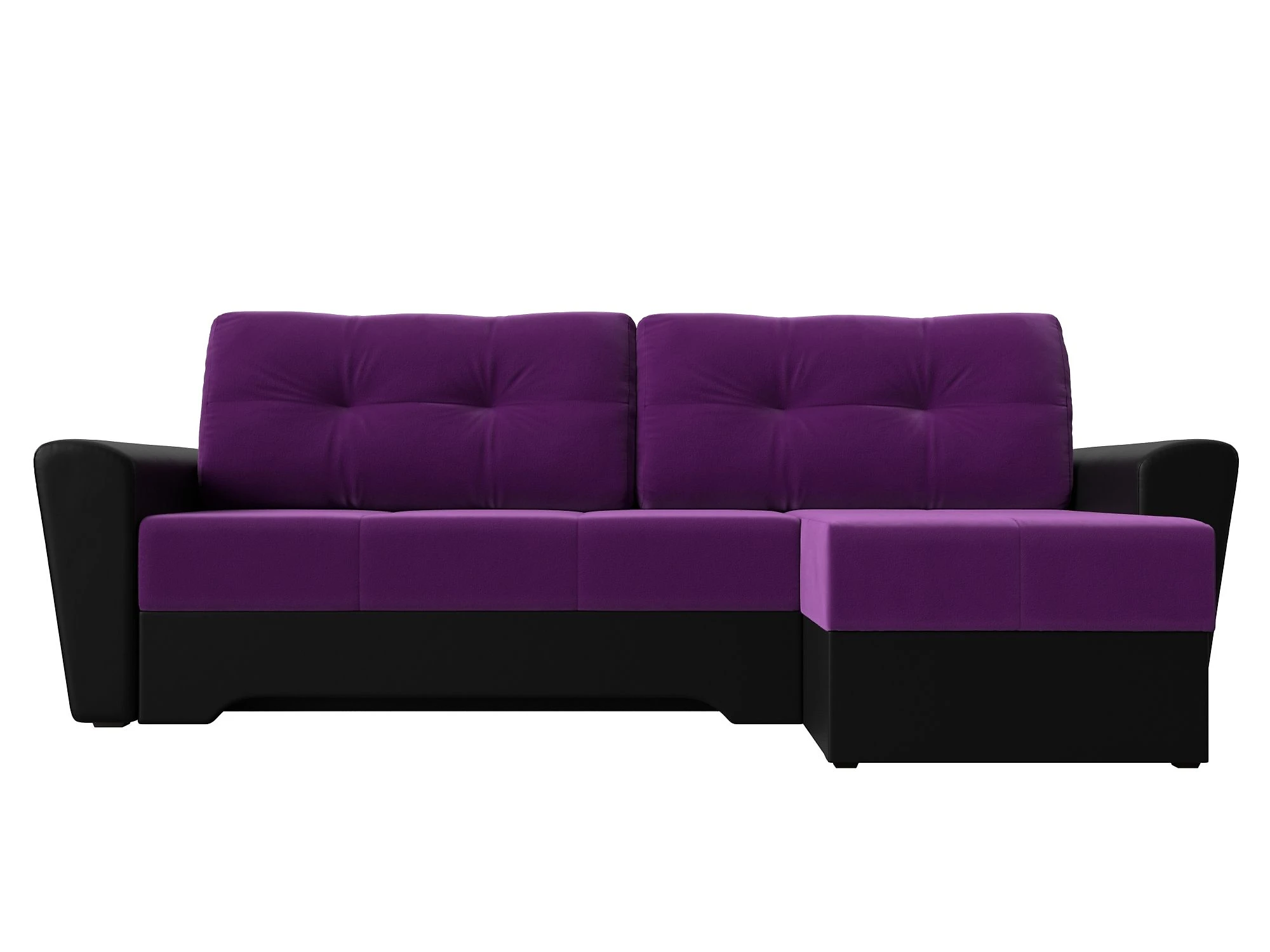 Чёрный угловой диван Амстердам Дизайн 13