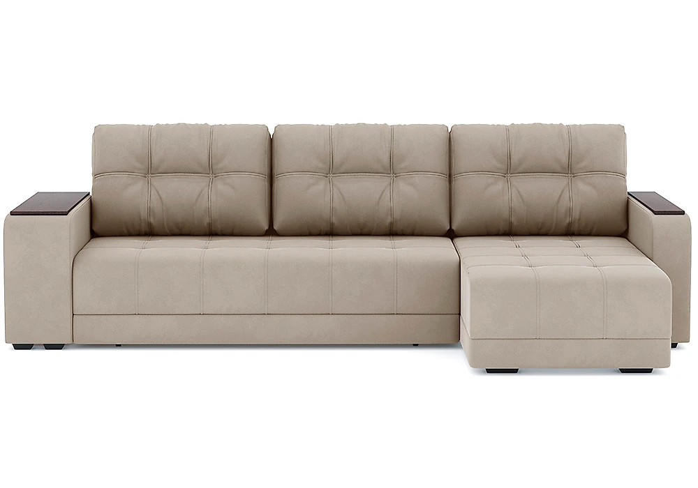 Угловой диван с независимым пружинным блоком Милан Велюр Дизайн 11