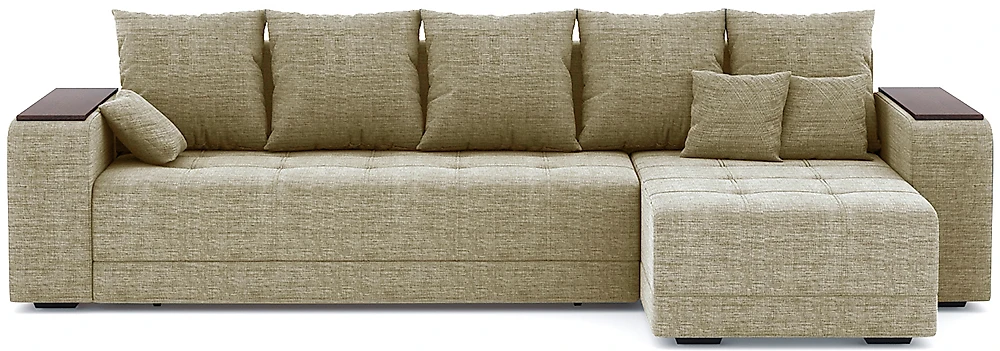 Угловой диван с независимым пружинным блоком Дубай Кантри Дизайн-7
