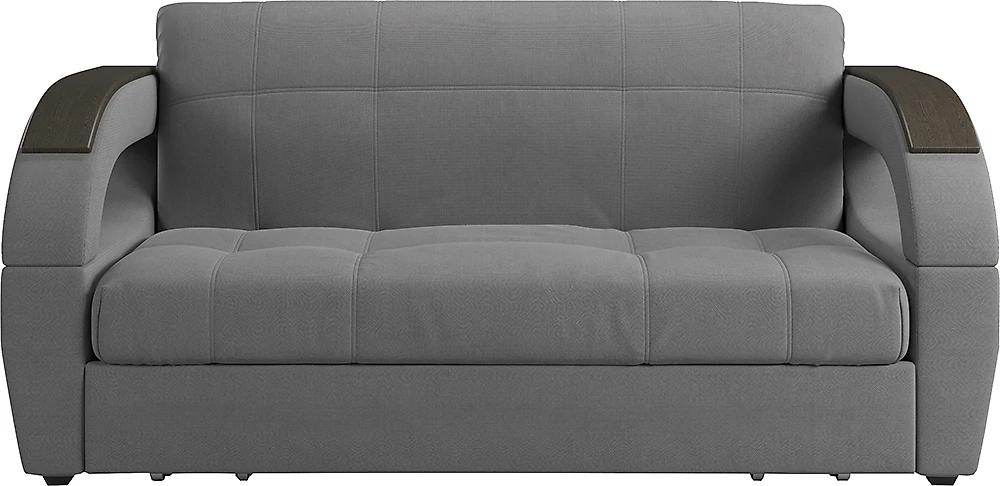 Прямой диван серого цвета Монреаль Плюш  Грей