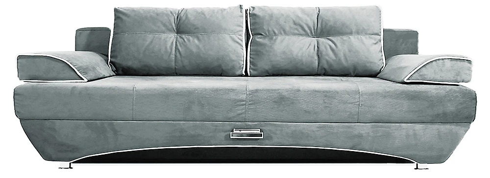 Прямой диван серого цвета Валенсия Грей