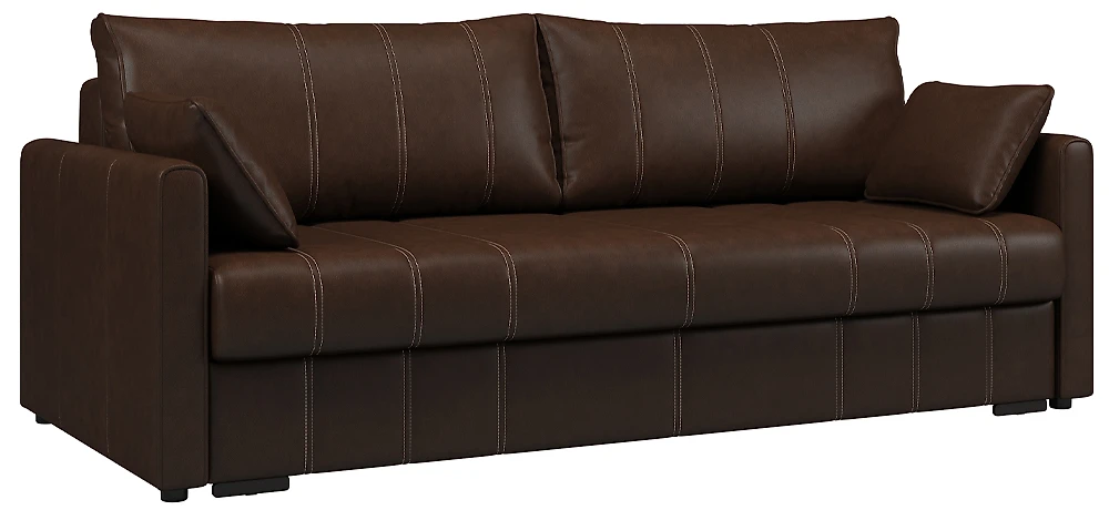 Прямой диван 220 см Риммини Дизайн 1 кожаный