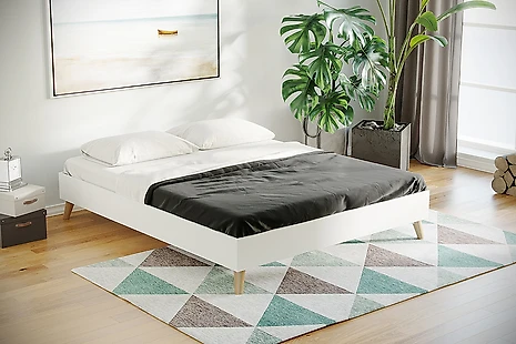 Кровать из ЛДСП  Дарлайн-160 с матрасом