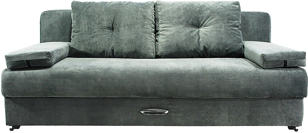 Диван кровать для маленькой комнаты Амстердам-мини Люкс (Фиджи) Серый