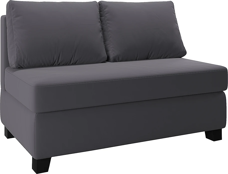 Прямой диван серого цвета Эврика Дизайн-3