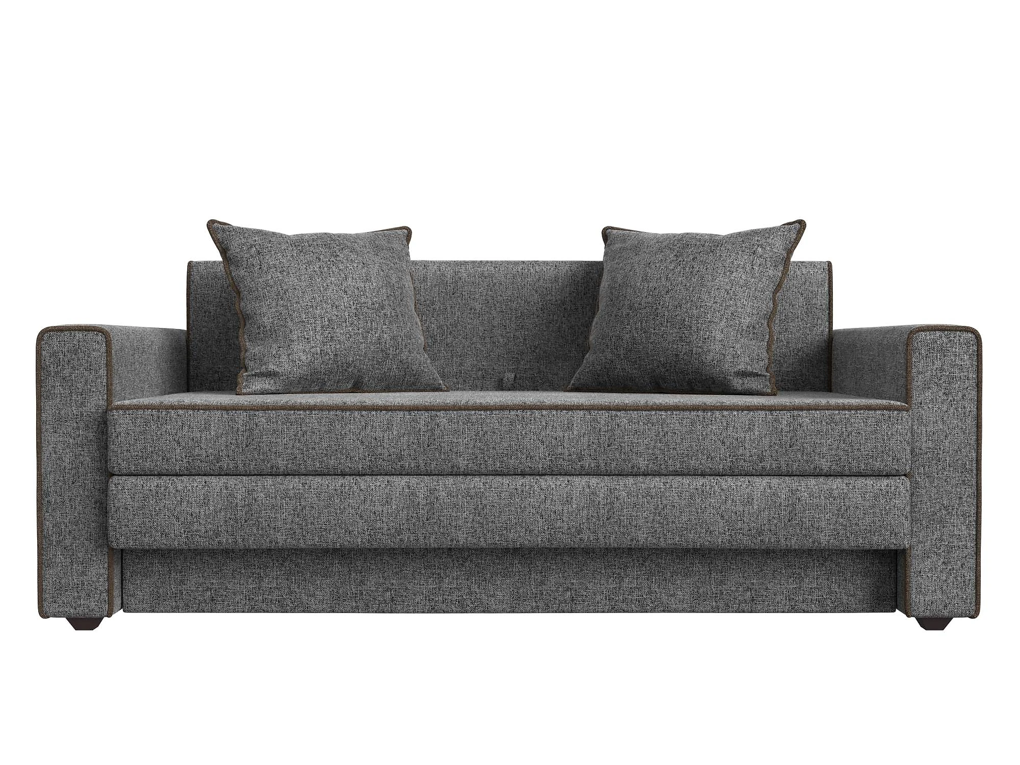 Прямой диван серого цвета Лига-012 Кантри Дизайн 9