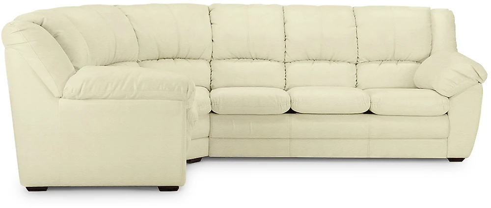Раскладной кожаный диван Оберон Дизайн 3 кожаный