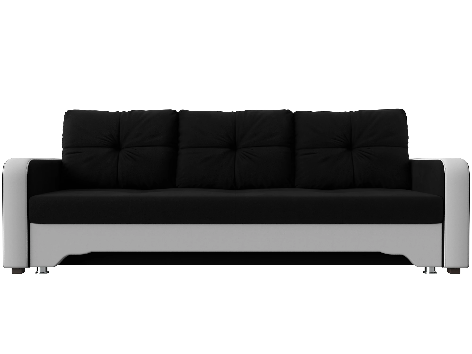 Прямой кожаный диван Ник-3 Дизайн 23