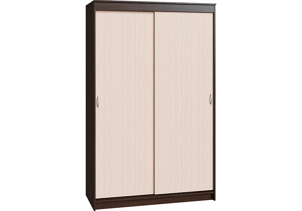 Шкаф коричневого цвета Миллениум-2 Дизайн-3