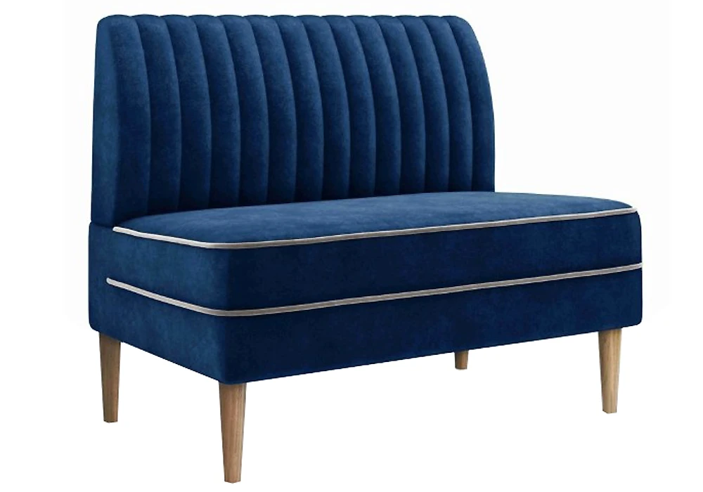 Синий прямой диван Сицилия Дизайн 5