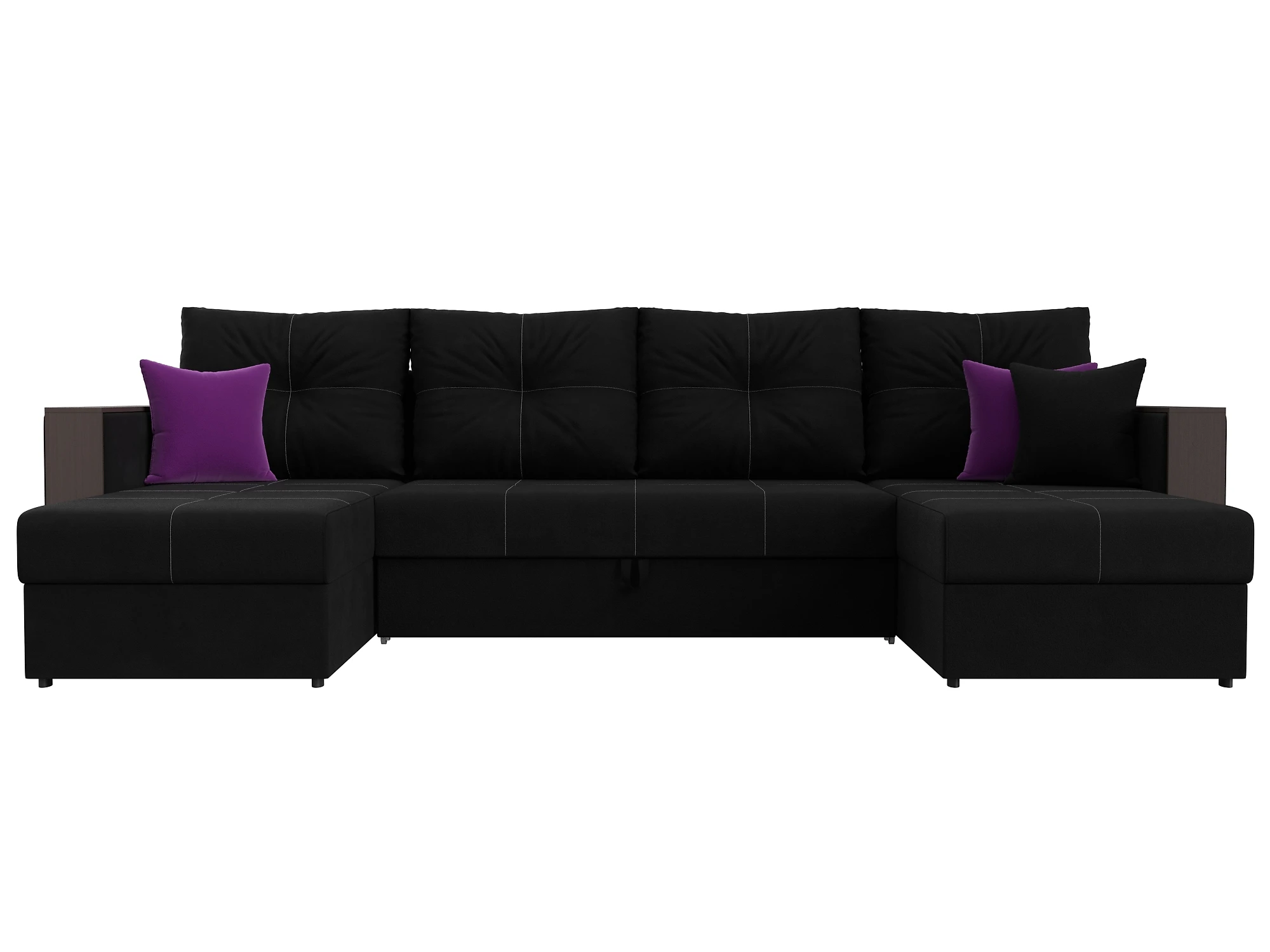 Тканевый угловой диван Валенсия-П Дизайн 5