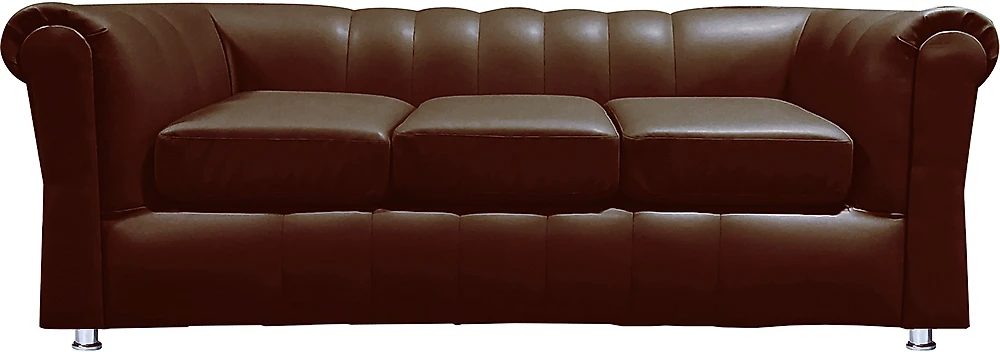 Нераскладной диван Брайтон-3 (Честер-3) Браун