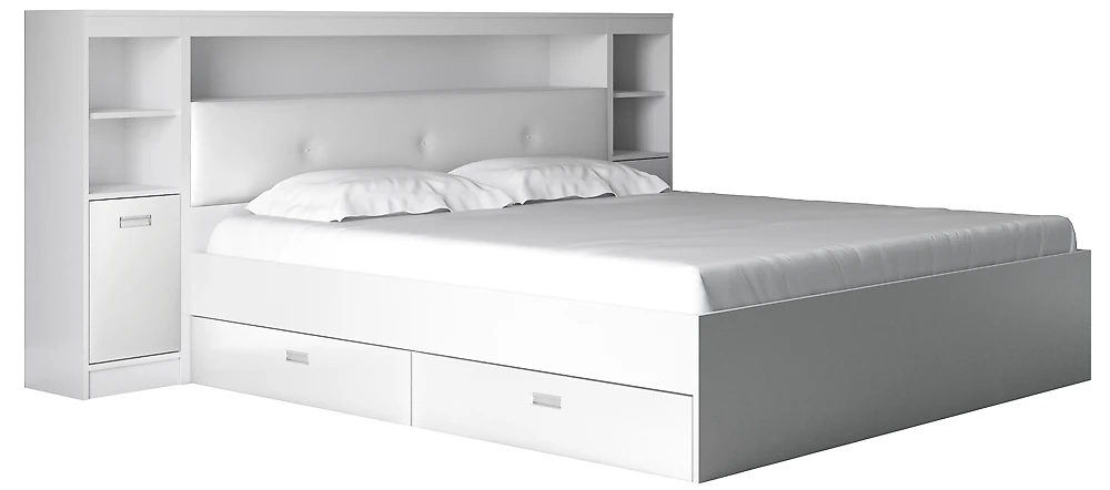 Низкая кровать Виктория-5-180 Дизайн-2