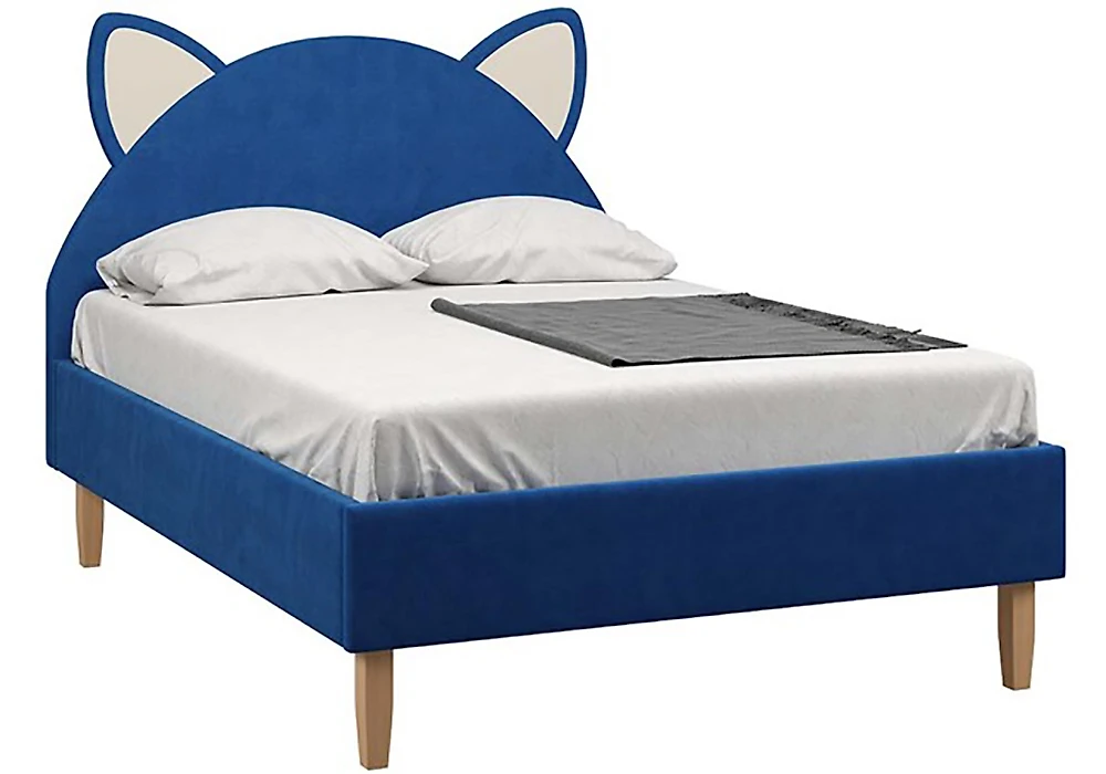 Односпальная кровать без ящиков Китти Блю