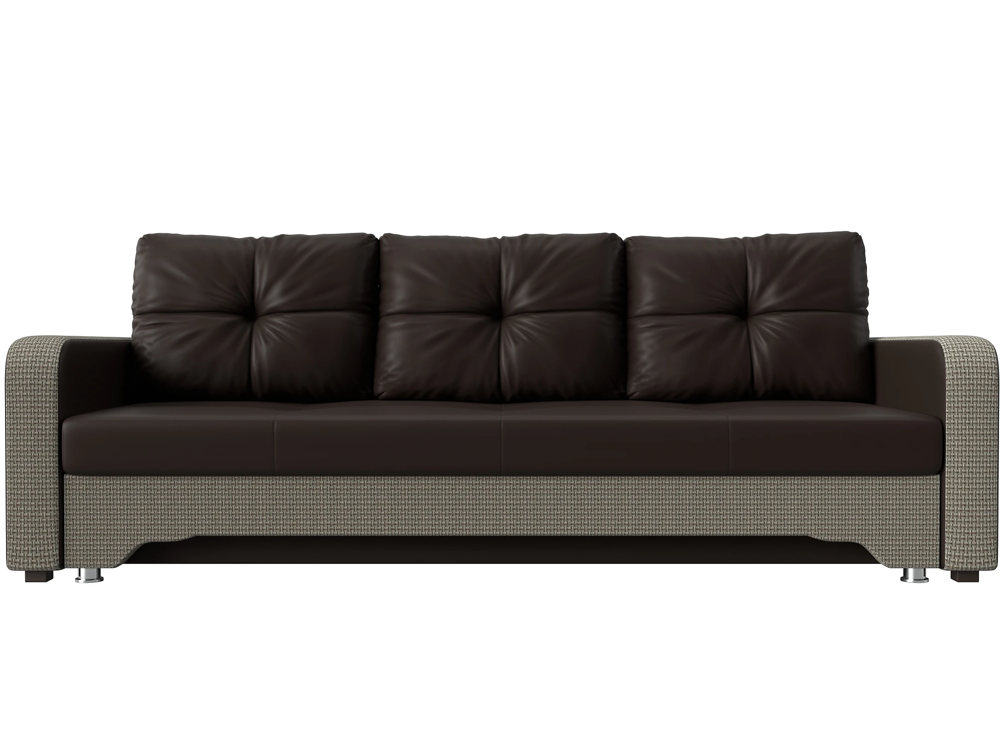 Прямой кожаный диван Ник-3 Дизайн 30