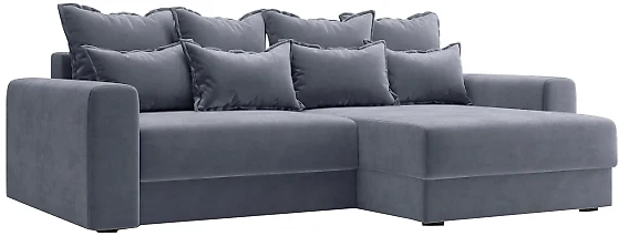 Серый угловой диван Омега Дизайн 1